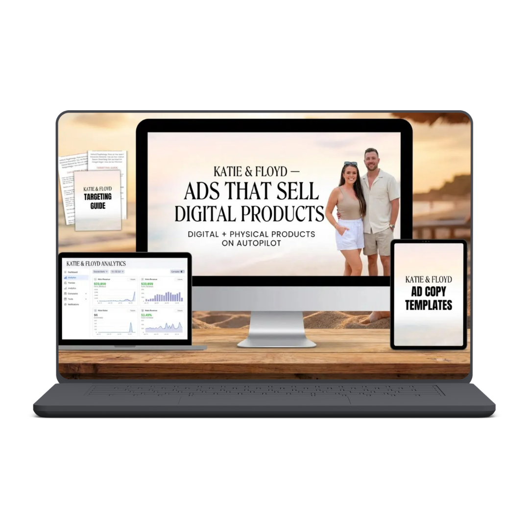 Katie & Floyd – Ads That Sell Digital Products+$3k Cash Days